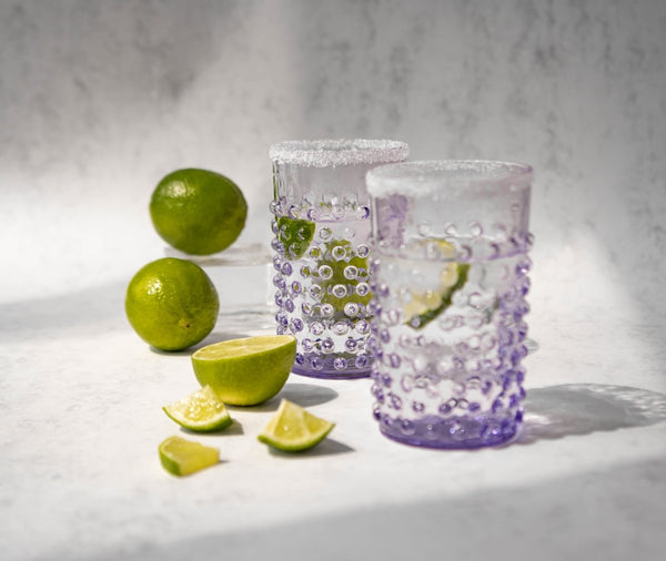 Lavender Hobnail Tumblers - KLIMCHI