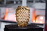 Underlay Amber Egg Hobnail Vase - KLIMCHI