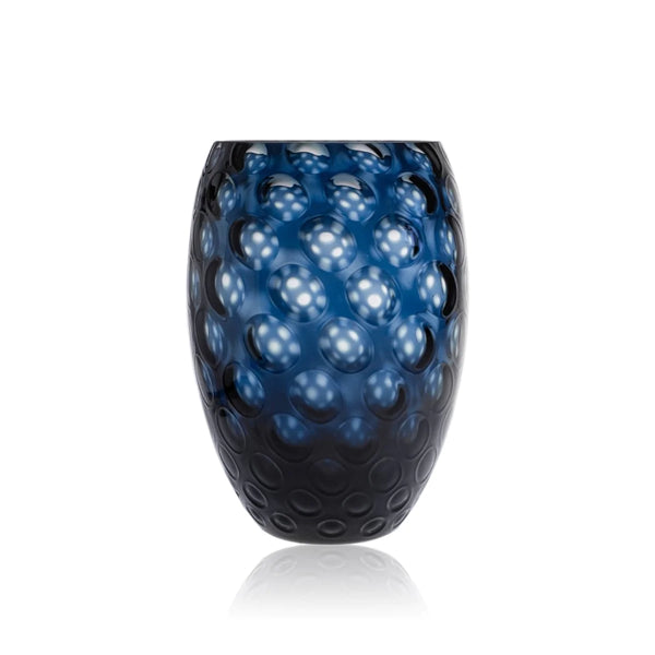 Royal Blue Kugel Vase Tall - KLIMCHI
