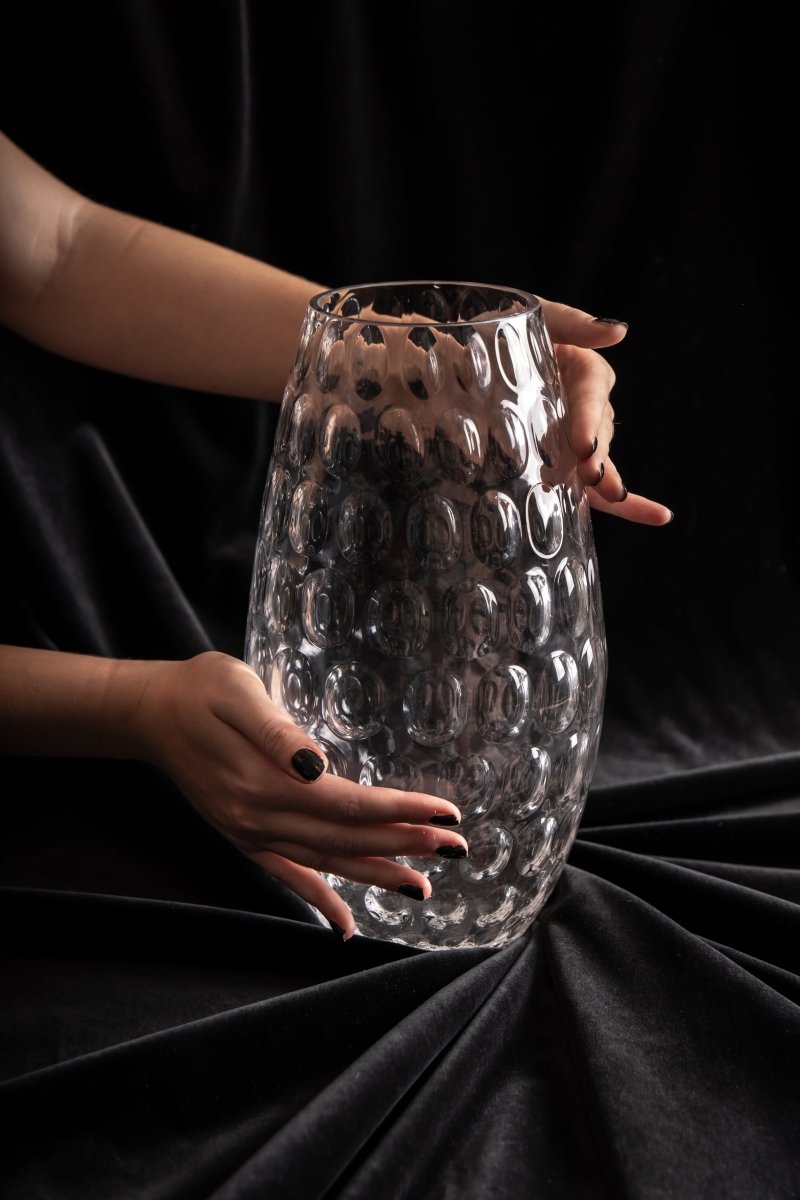 Crystal Kugel Cone Vase Large - KLIMCHI
